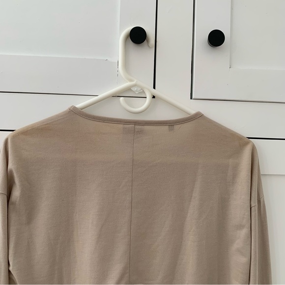 Gymshark Brown Ark Long Sleeve Open Back Shirt Size Small - Picture 11 of 11